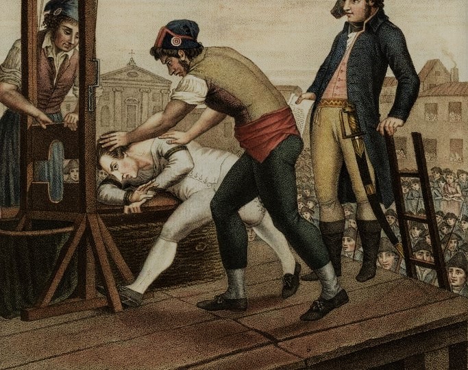 Résultat de recherche d'images pour "mort de robespierre"
