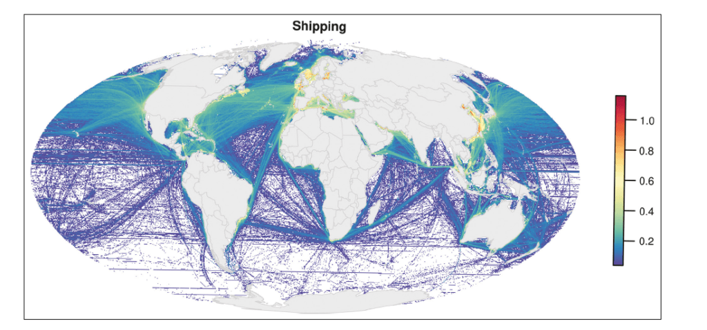cartographie de limpact des routes maritimes