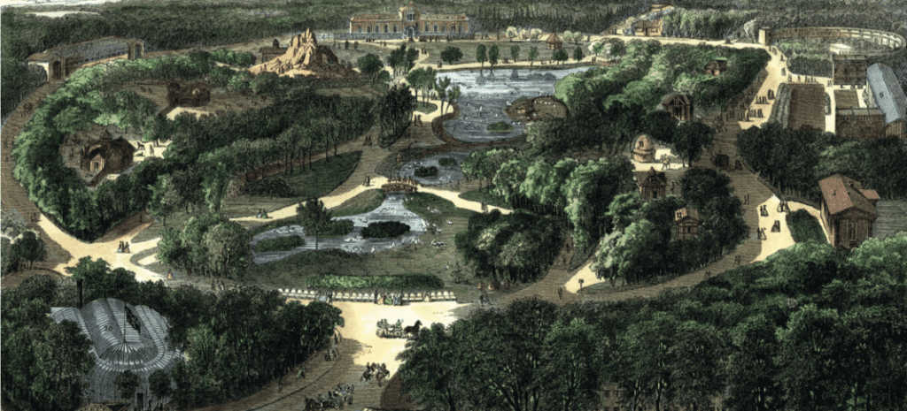 Illustration du jardin d acclimatation