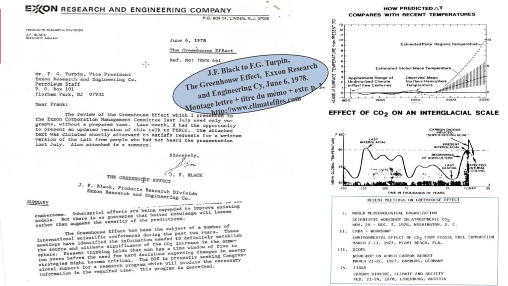 Document interne d exxon