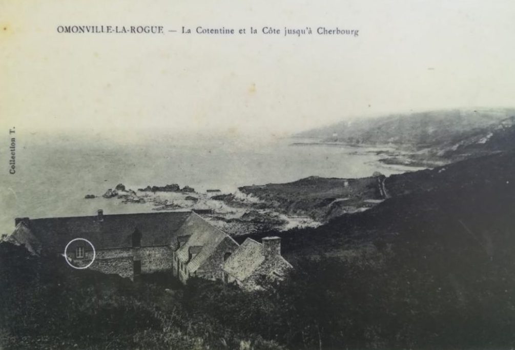 carte postale ancienne omonville la rogue