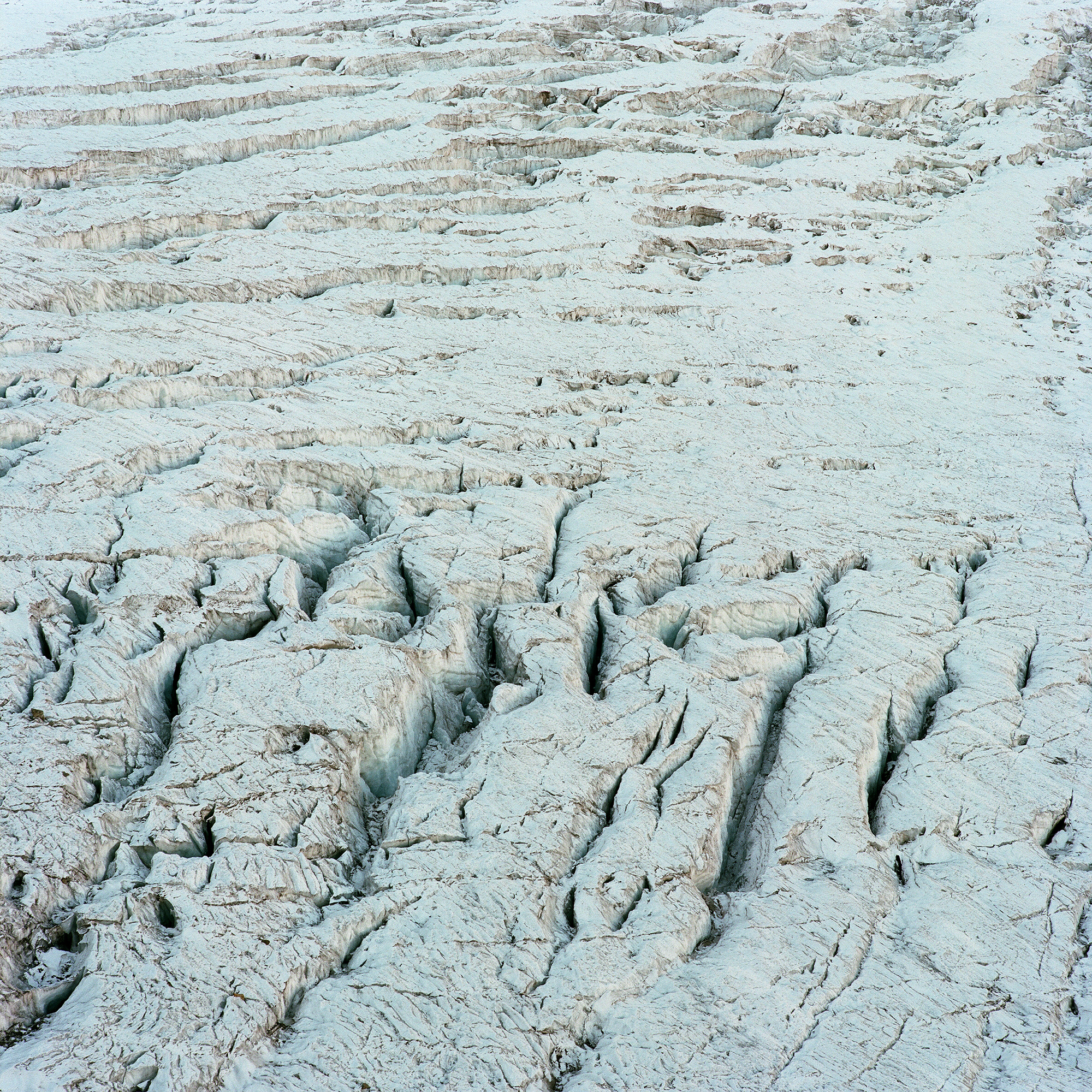 Le glacier de la Girose, dans le massif de la Meije à proximité de la Grave.