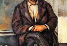 Portrait du grand patron en habit de paysan