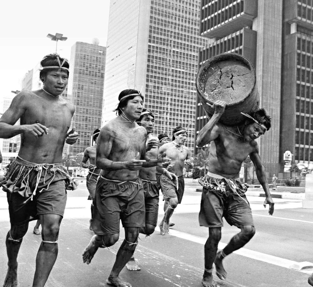 Actions à São Paulo contre l'agro-industrie.